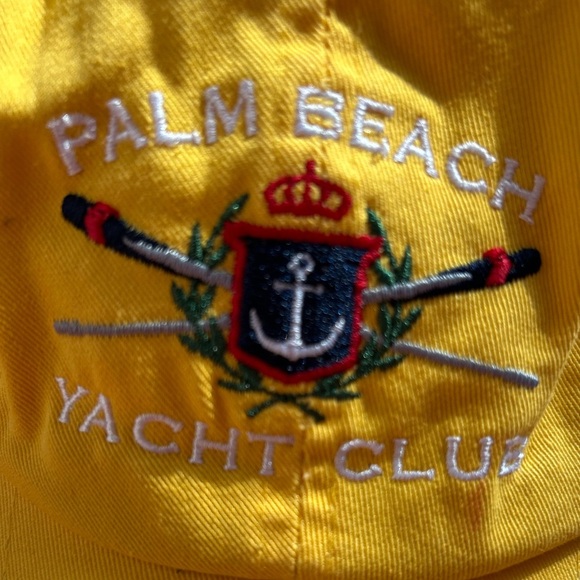 Yellow Palm Beach Yacht Club Cap - Picture 6 of 9